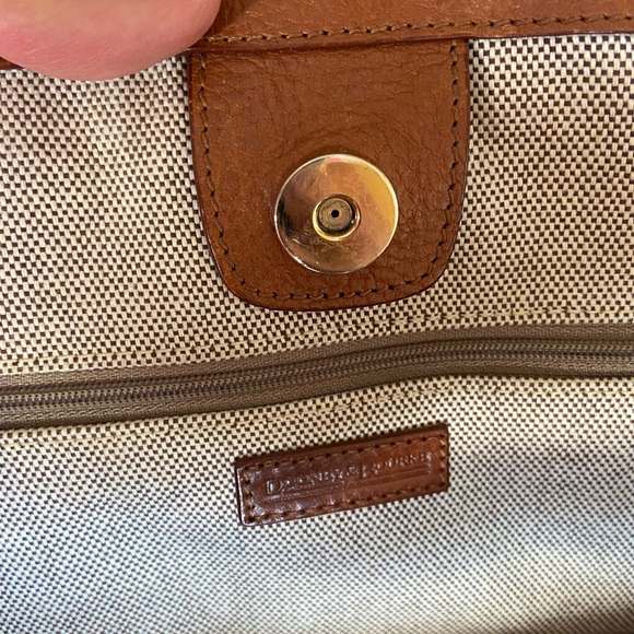 Dooney & Bourke Pocketbook Tote -Material & Leather - Picture 11 of 15